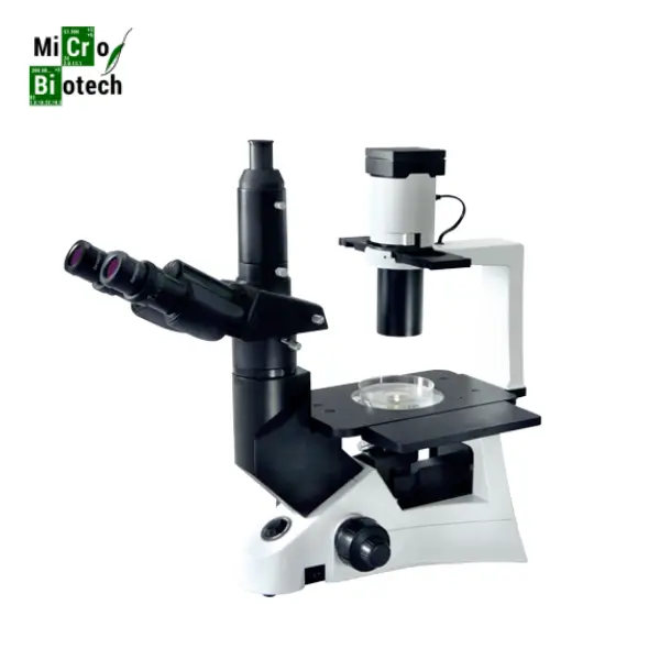 Microscope inversé trinoculaire LED - MAGNUS