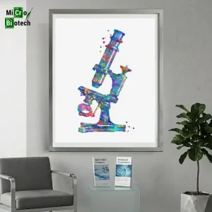 Tableaux décoratifs pour laboratoire - microscope ME83