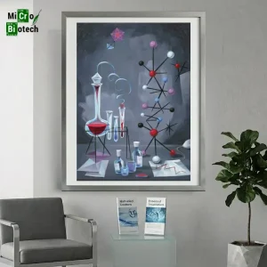 Tableaux décoratifs pour laboratoire - verrerie