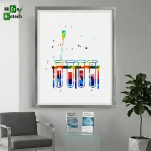 Tableaux décoratifs pour laboratoire - tubes