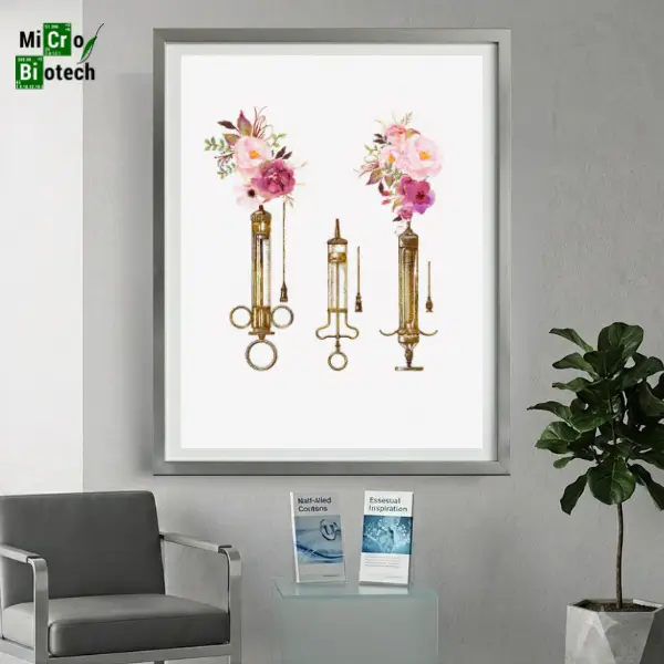 Tableaux décoratifs pour laboratoire - seringues